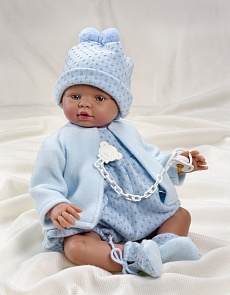 Кукла Неус в голубом костюме, 45 см. (Asi, 2420047)